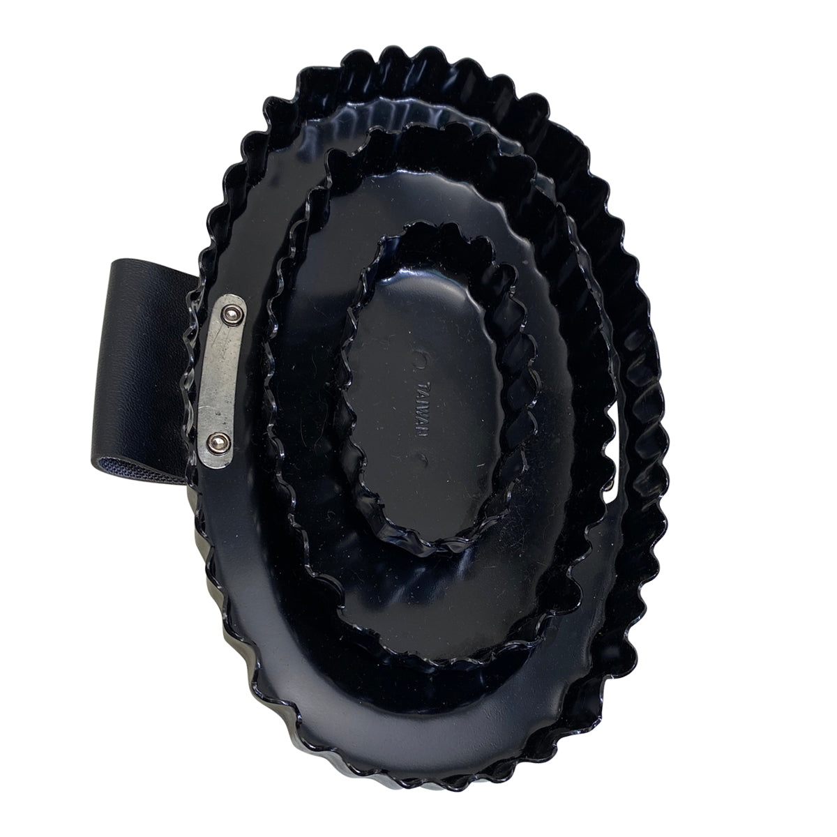 Herm Sprenger Metal Curry Comb in Black