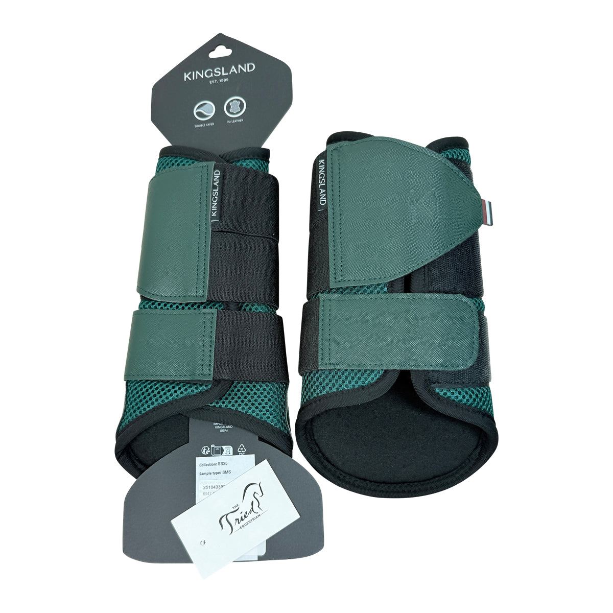 Kingsland &#39;Nexus&#39; Mesh Protection Boots in Green - Large