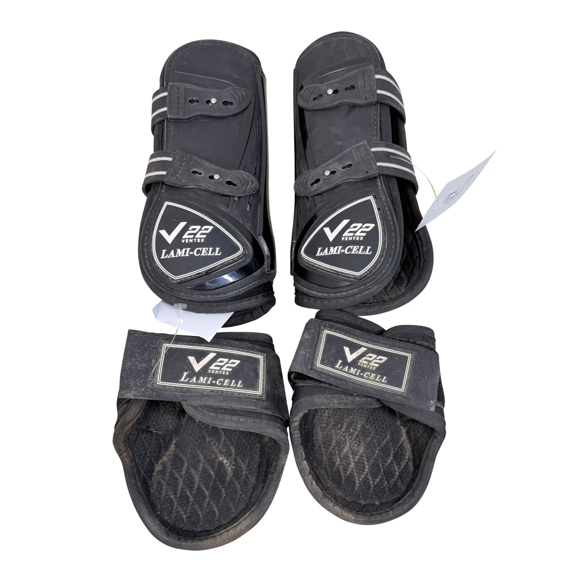 Lami-Cell Ventex 22 Tendon Boots Set in Black