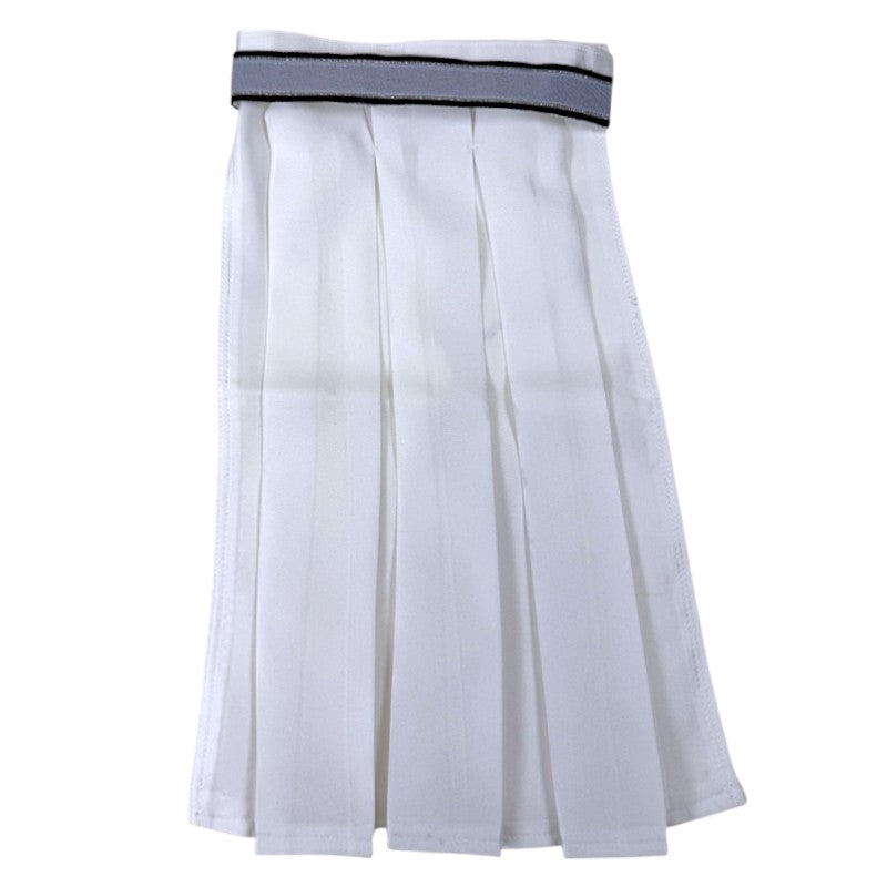 Dara James Designs Stock Tie in White/Grey/Black - One Size
