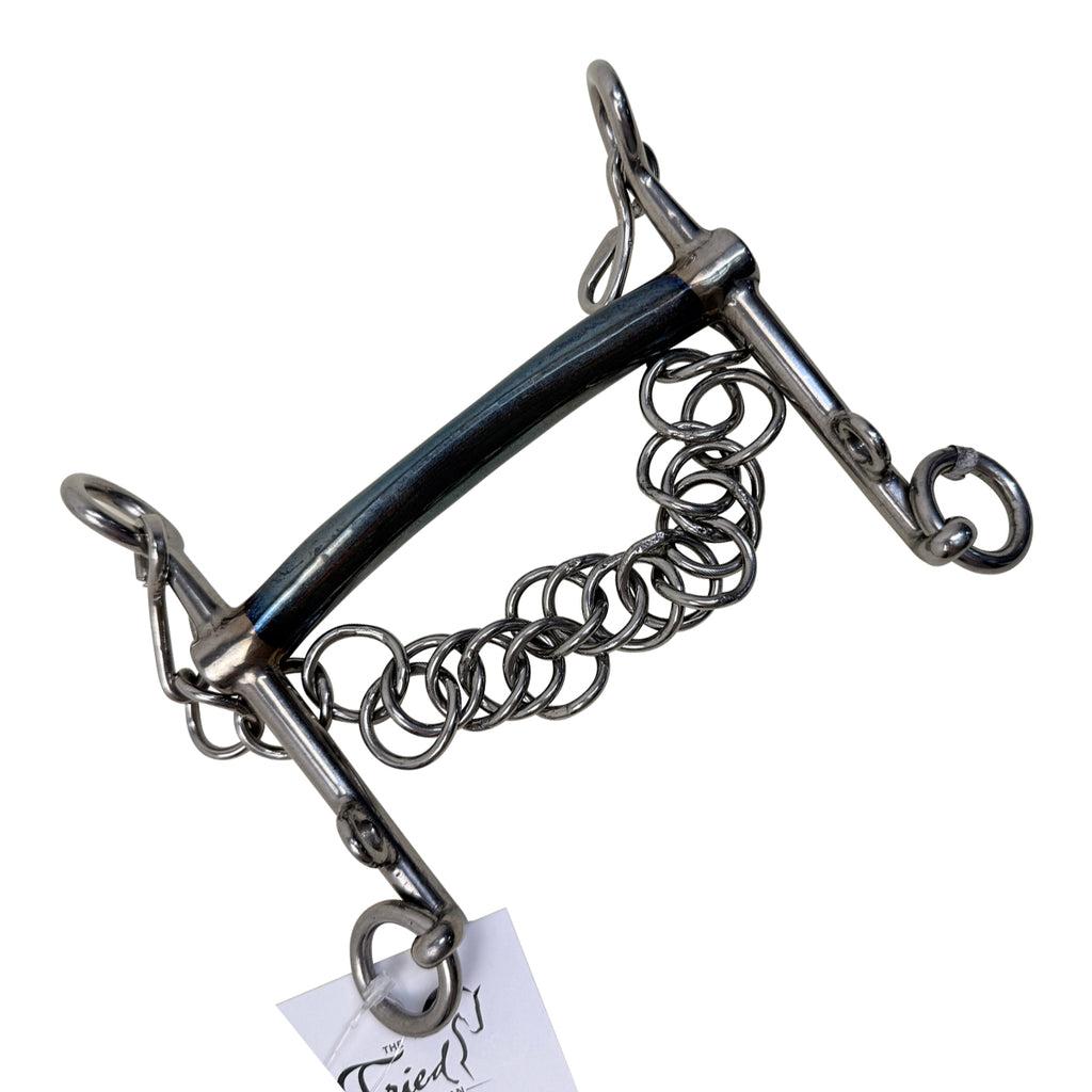 Trust Sweet Iron Baby Weymouth Arched Pelham Bit in Sweet Iron