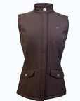 Arista Softshell Vest in Brown - Women's Large