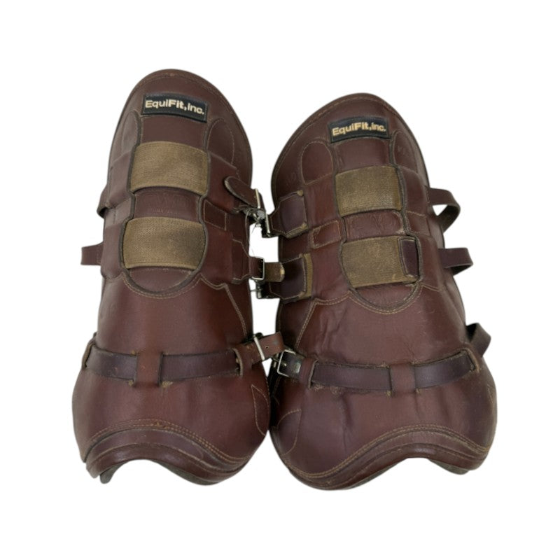 Equifit T-Boots Luxe Open Front Boots in Brown