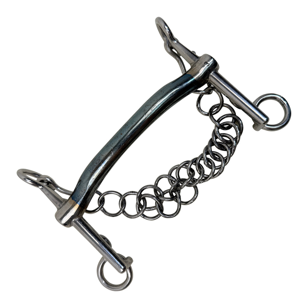 Trust Sweet Iron Baby Weymouth Arched Pelham Bit in Sweet Iron
