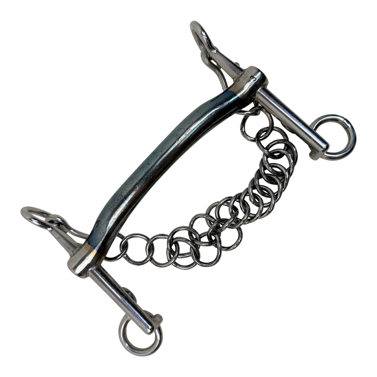 Trust Sweet Iron Baby Weymouth Arched Pelham Bit in Sweet Iron