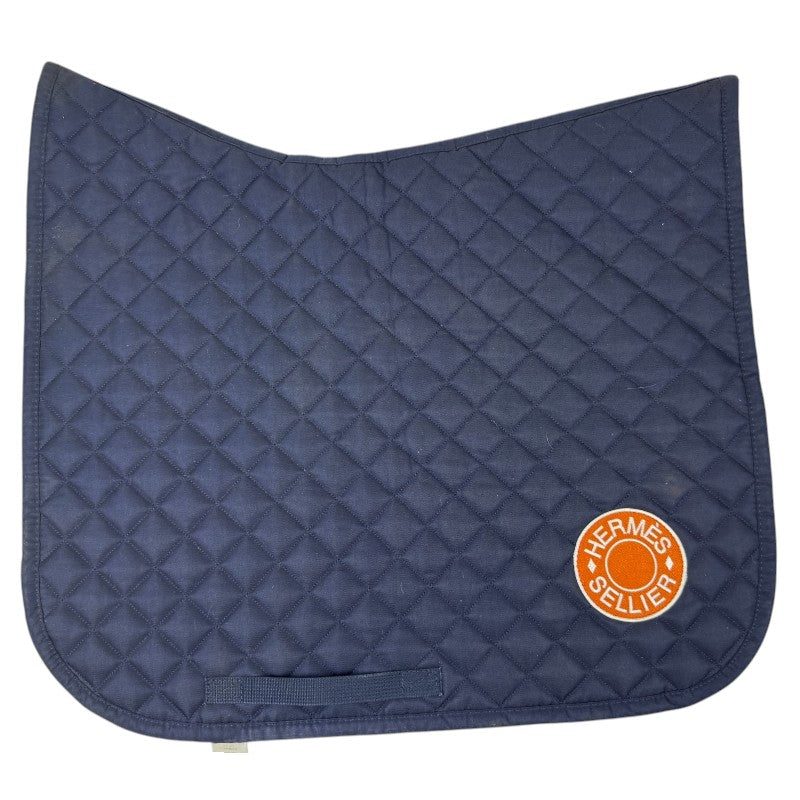 Hermes 'Swing II' Dressage Saddle Pad in Navy