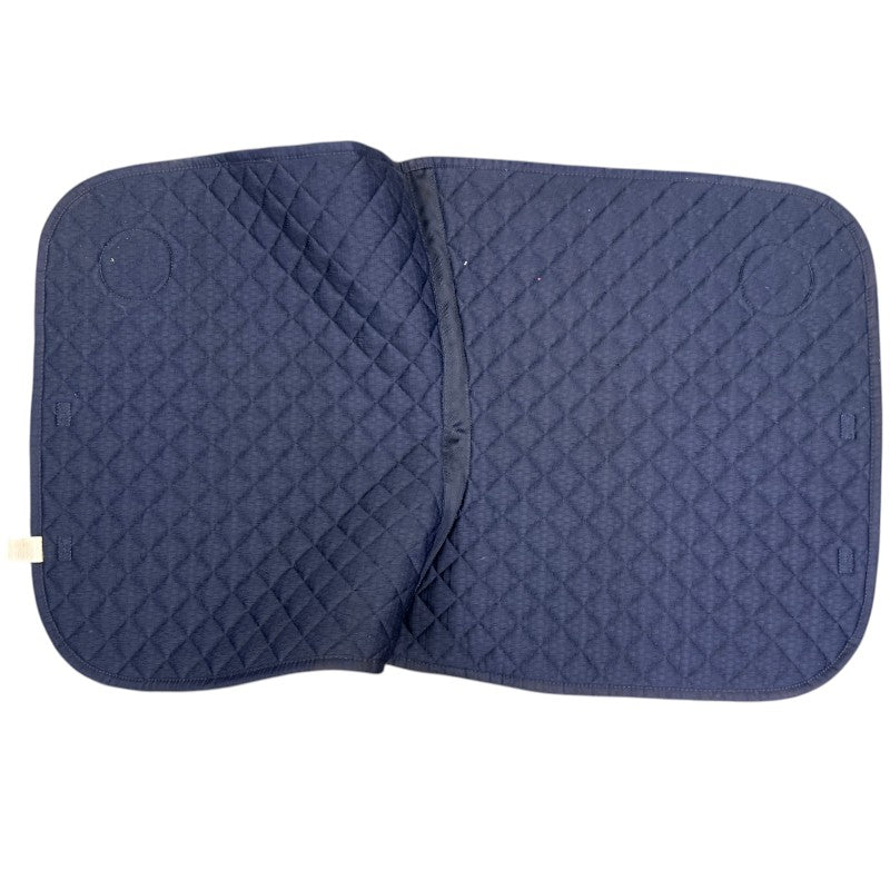 Hermes 'Swing II' Dressage Saddle Pad in Navy
