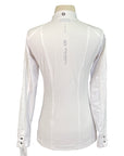 Aztec Diamond Show Shirt in White