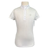 Ariat Pro Series Short Sleeve Shirt in White - Children's XL