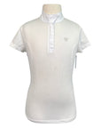 Ariat Pro Series Short Sleeve Shirt in White - Children's XL