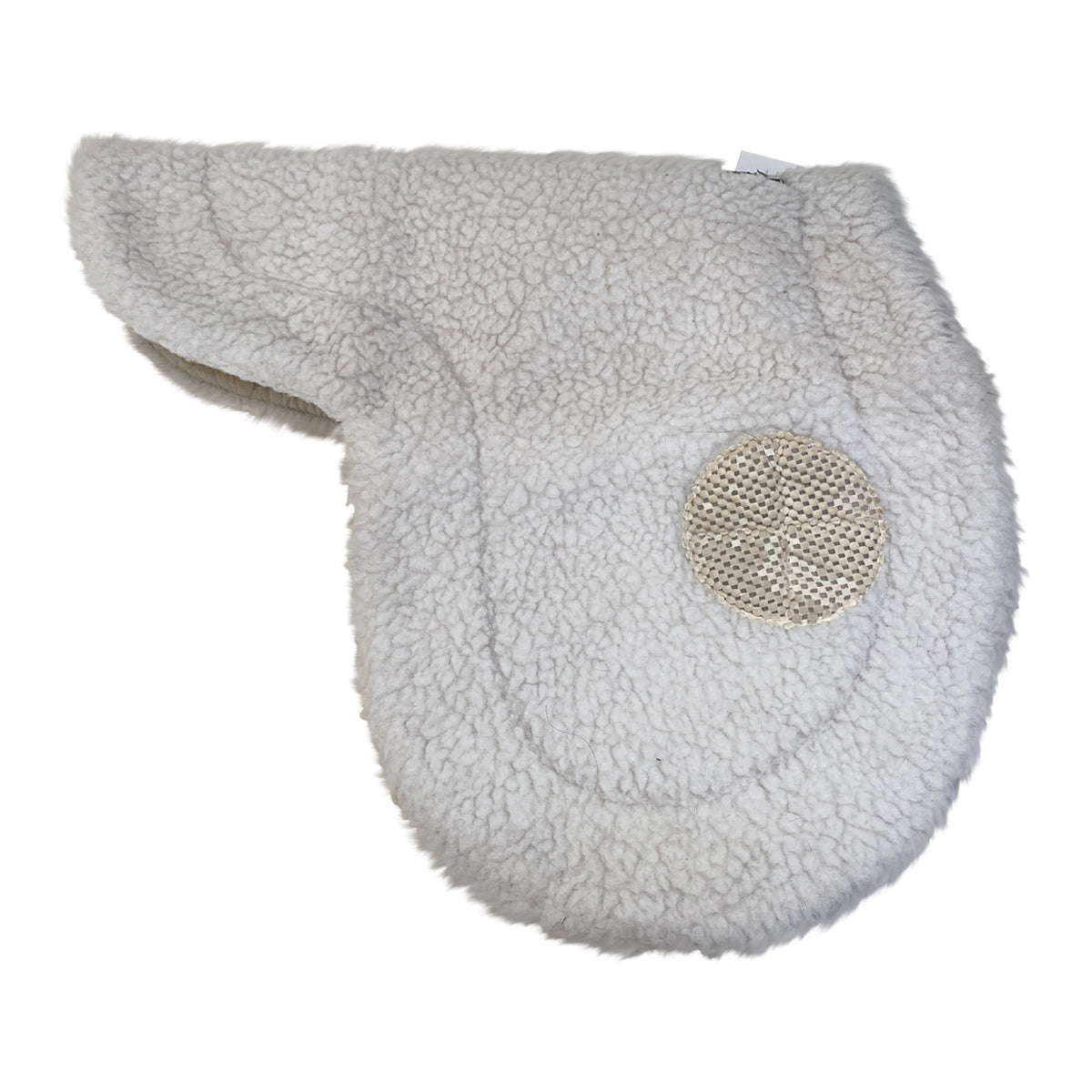 Wilker's 'Cling-On' Fleece Saddle Pad in White
