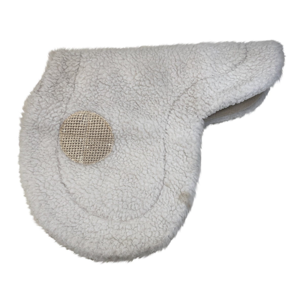 Wilker's 'Cling-On' Fleece Saddle Pad in White