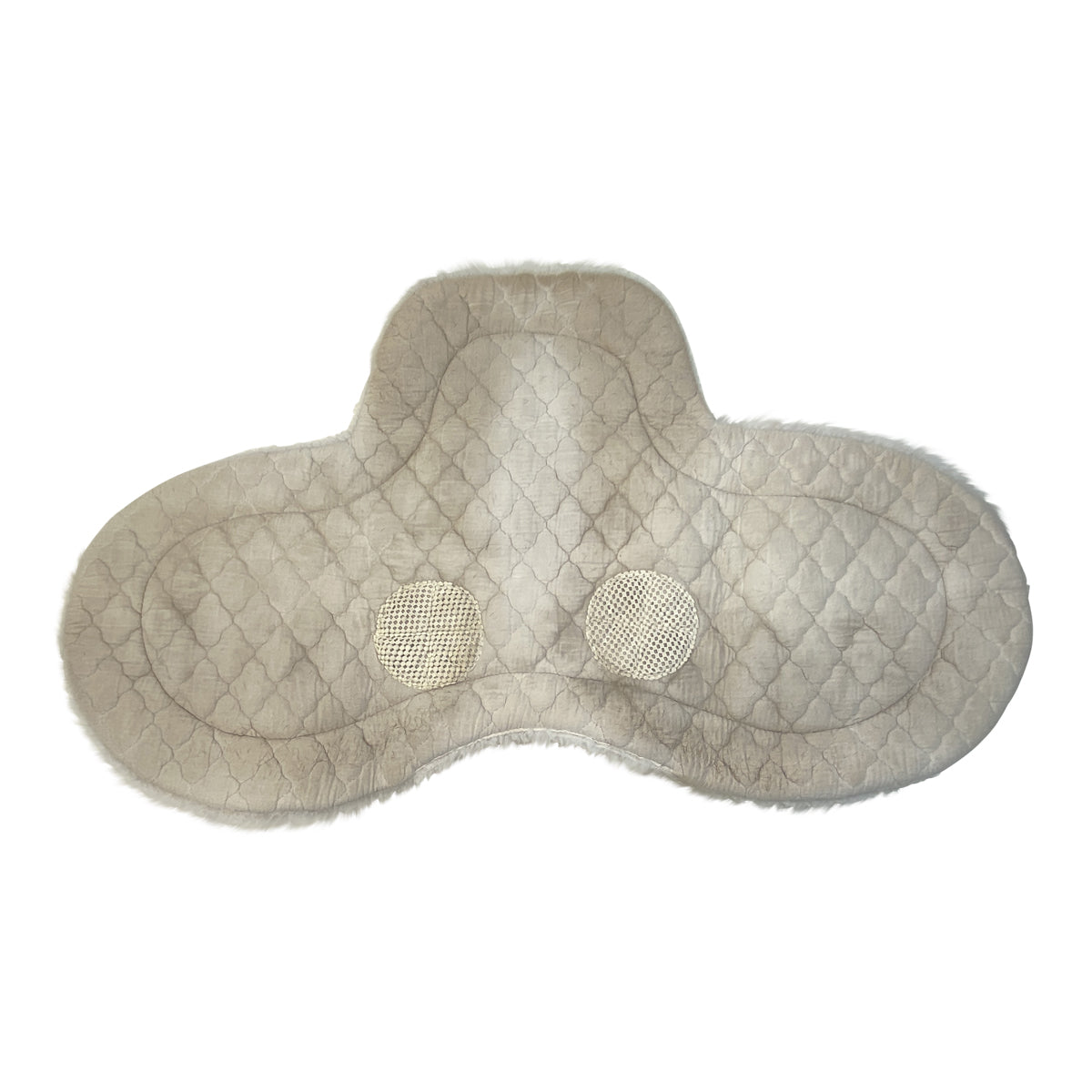 Wilker's 'Cling-On' Fleece Saddle Pad in White