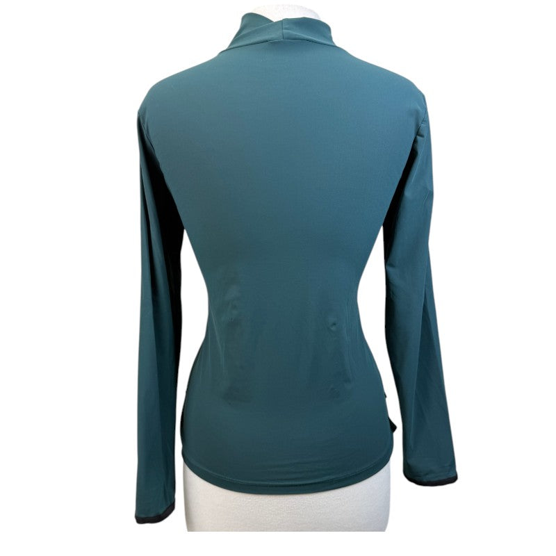 Callidae 'The Turtleneck' Long Sleeve Shirt in Hunter Green