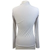CALLIDAE 'Midweight Rib' Mockneck Shirt in White