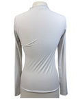 CALLIDAE 'Midweight Rib' Mockneck Shirt in White