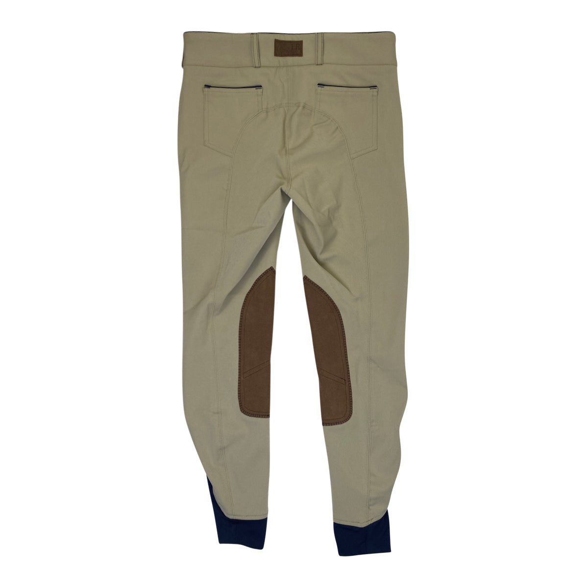 Dover Saddlery 'Wellesley' Breeches in Tan/Navy Trim
