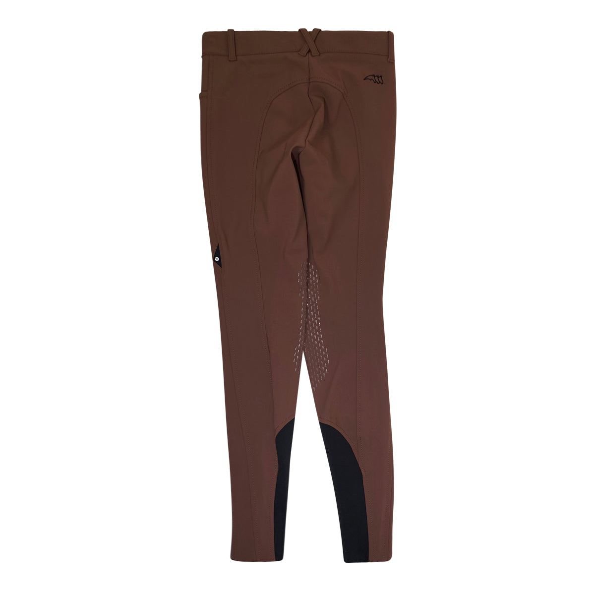 Equiline Silicone Knee Patch Breeches in Hot Chocolate