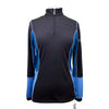 Kastel Signature Long Sleeve Shirt in Black &amp; Blues