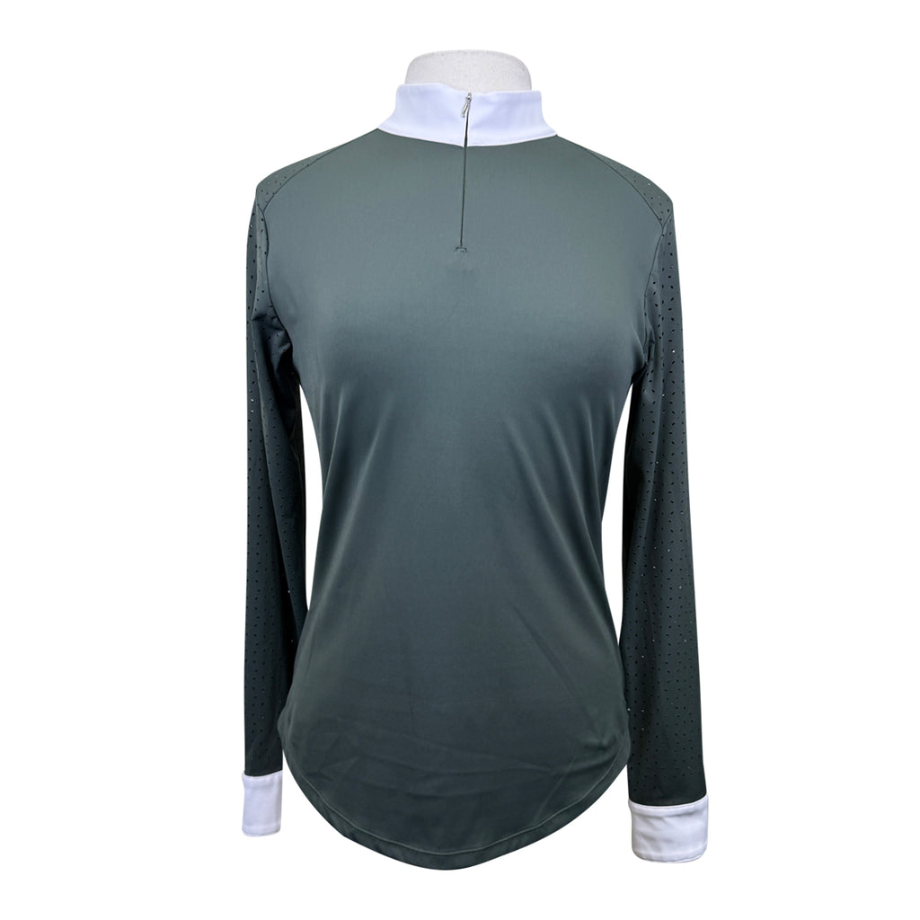 Free Ride Equestrian 'Cassidy' Competition Shirt in Hunter Green