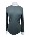 Free Ride Equestrian 'Cassidy' Competition Shirt in Hunter Green
