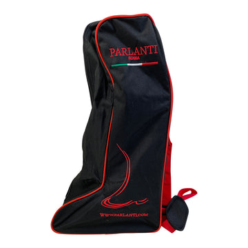 Parlanti Boot Bag in Black / Red