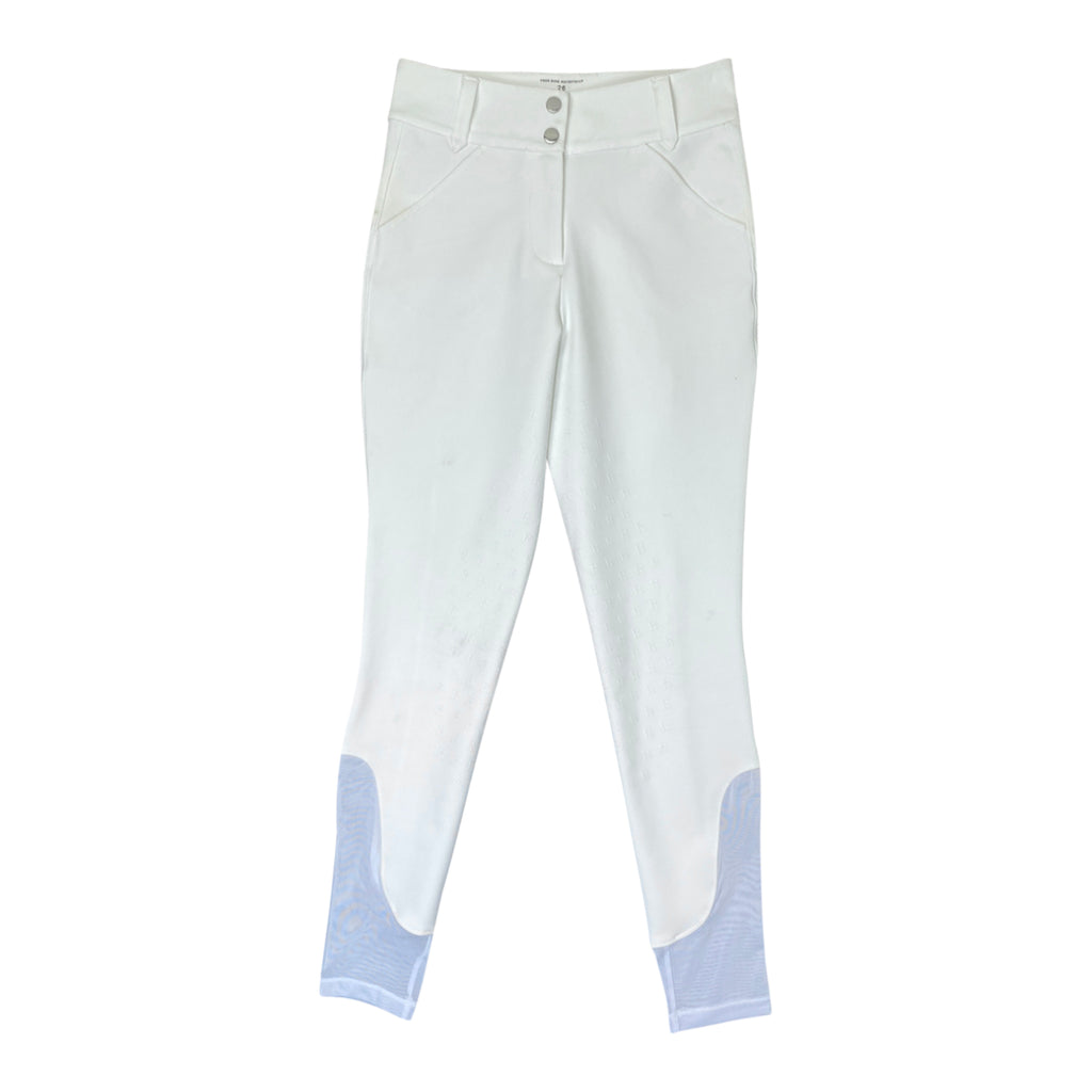 Free Ride Equestrian 'Pro' Full Seat Breech in White