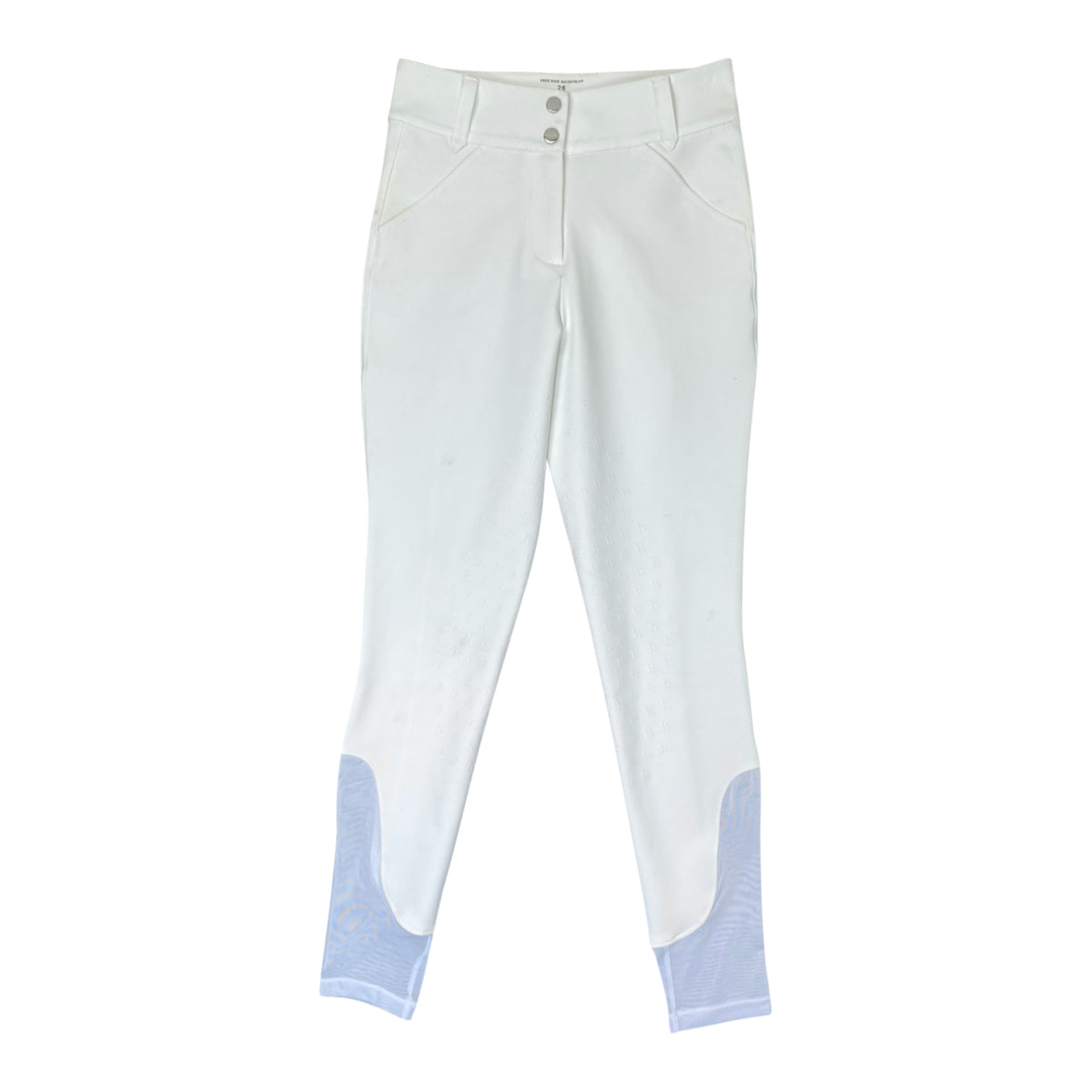 Free Ride Equestrian 'Pro' Full Seat Breech in White