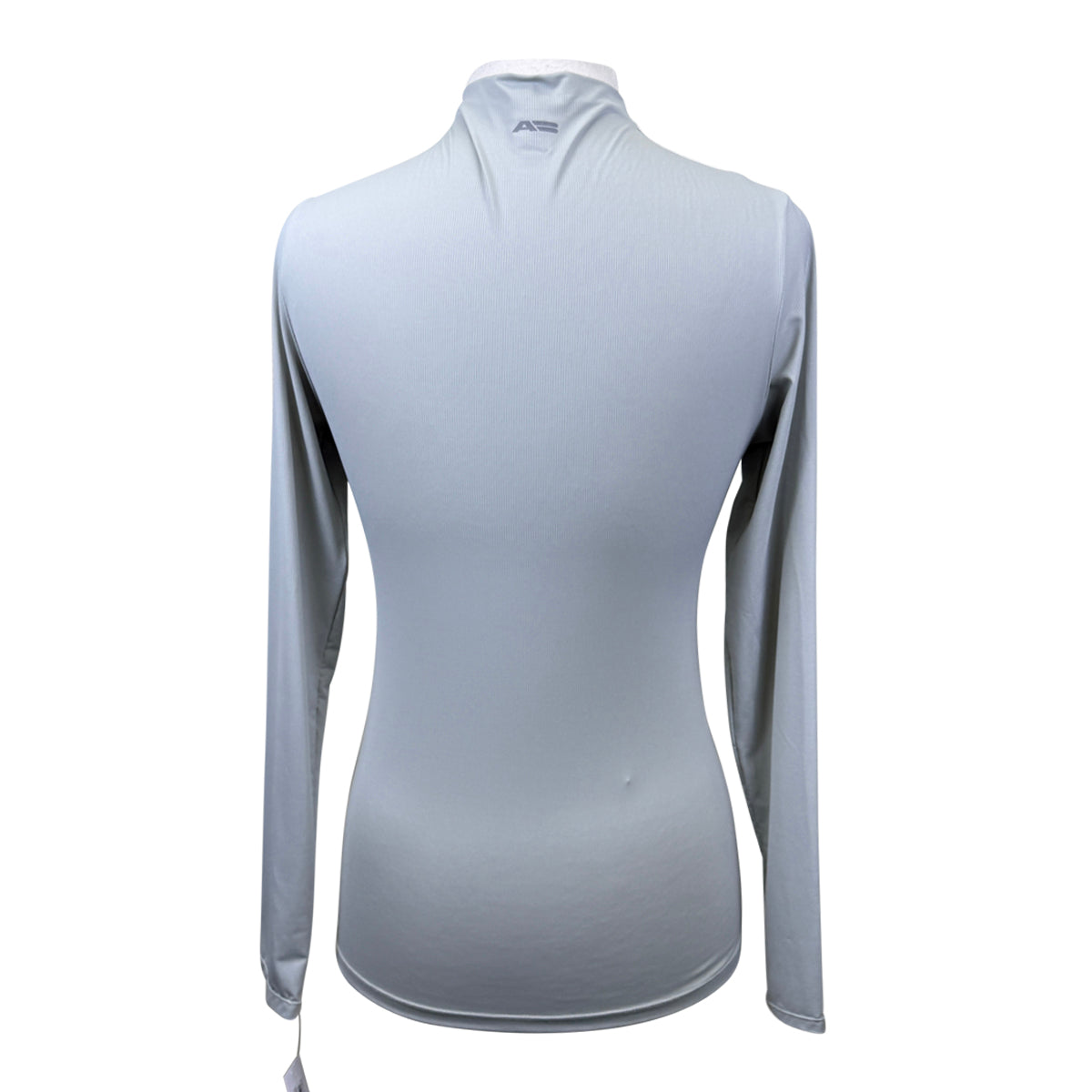 Armateq Ultra Breathable Mock Neck LS Shirt in White/Sage Green