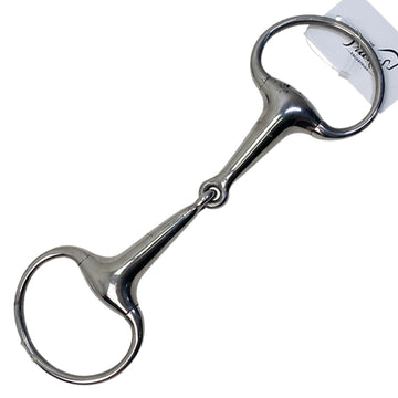 Hollow Mouth Eggbutt Jointed Snaffle in Stainless Steel