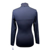 Ethos Equestrian 'Sloane' Mockneck Shirt in Black