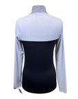 Ethos Equestrian 'Sloane' Mockneck Shirt in Pinto