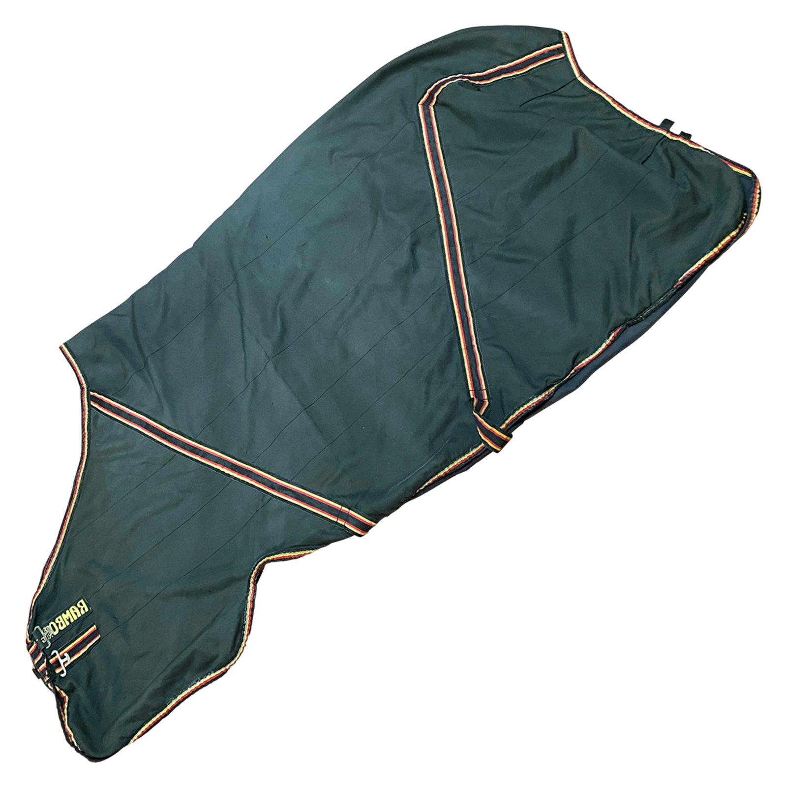 Horseware 'Rambo' Stable Sheet  in Black/Red/Yellow