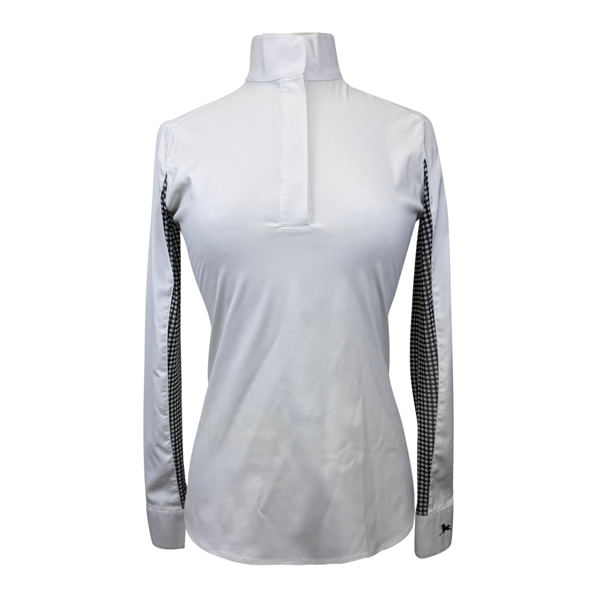RJ Classics 'Lauren' Show Shirt in White/Black Checker