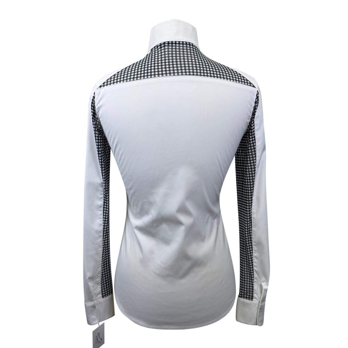 RJ Classics 'Lauren' Show Shirt in White/Black Checker