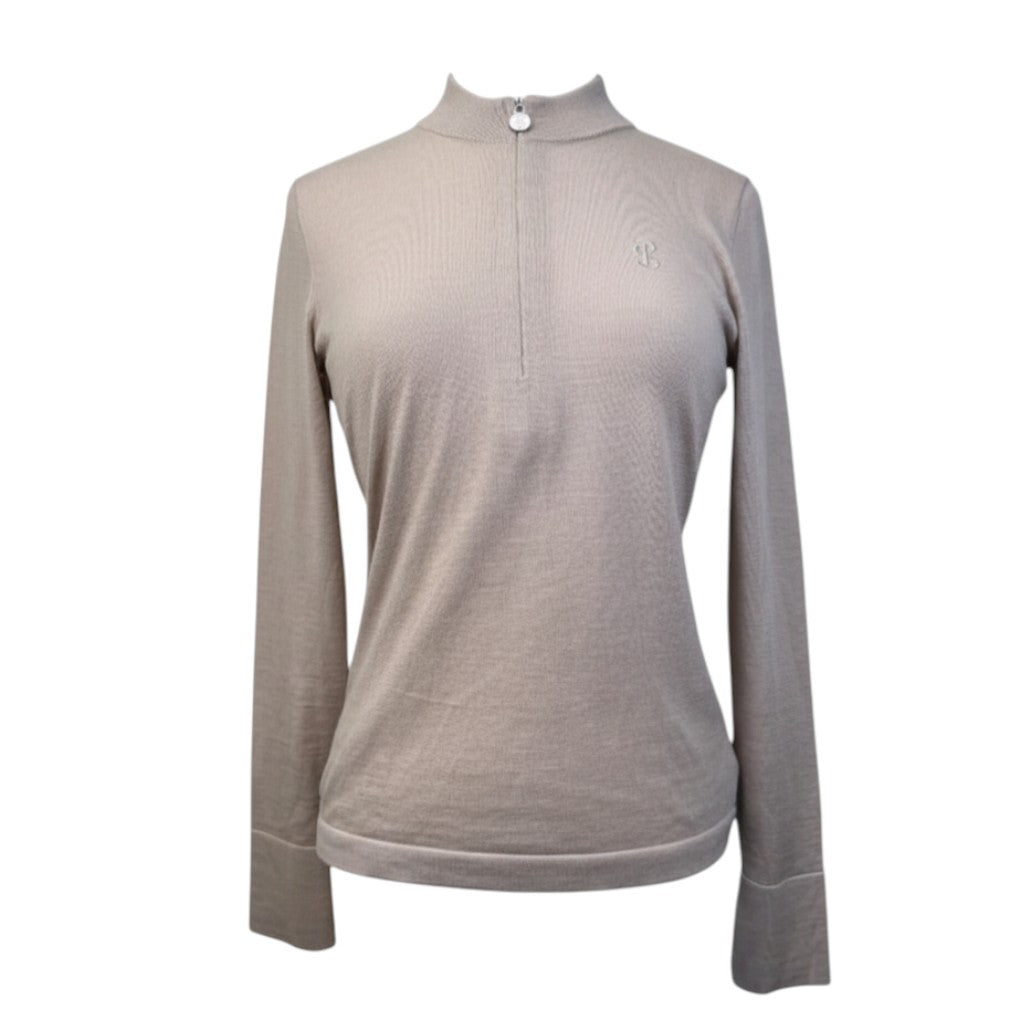 PS of Sweden 'Erin' Equimerino Training Shirt in Latte