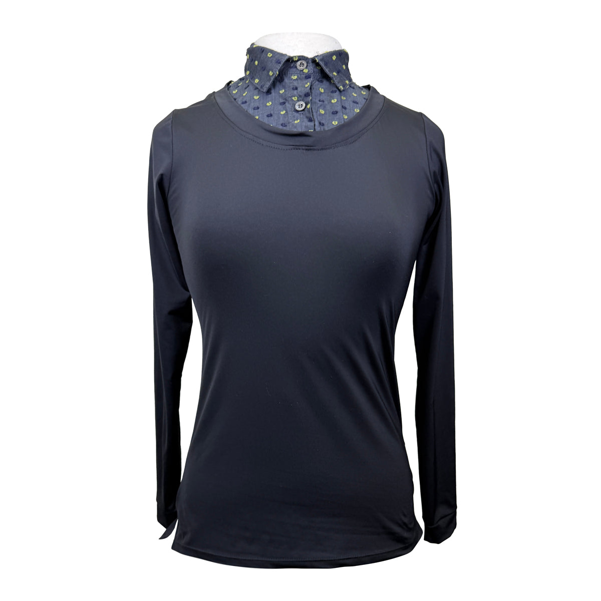 CALLIDAE The Practice Shirt in Black &amp; Dots