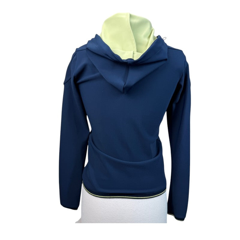 Cavalleria Toscana Softshell Jacket in Navy/Neon Green