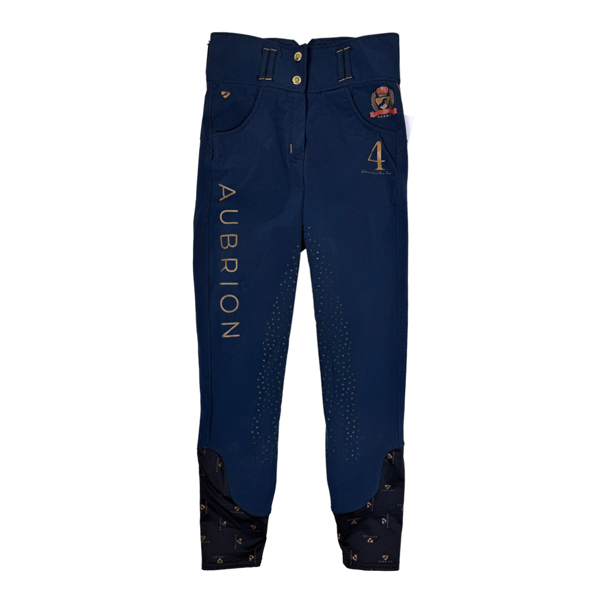 Shires Aubrion 'Team' Full Seat Breeches in Navy 