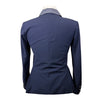 Winston Equestrian Exclusive Competition Coat in Black/Grey Collar - Women's 12T