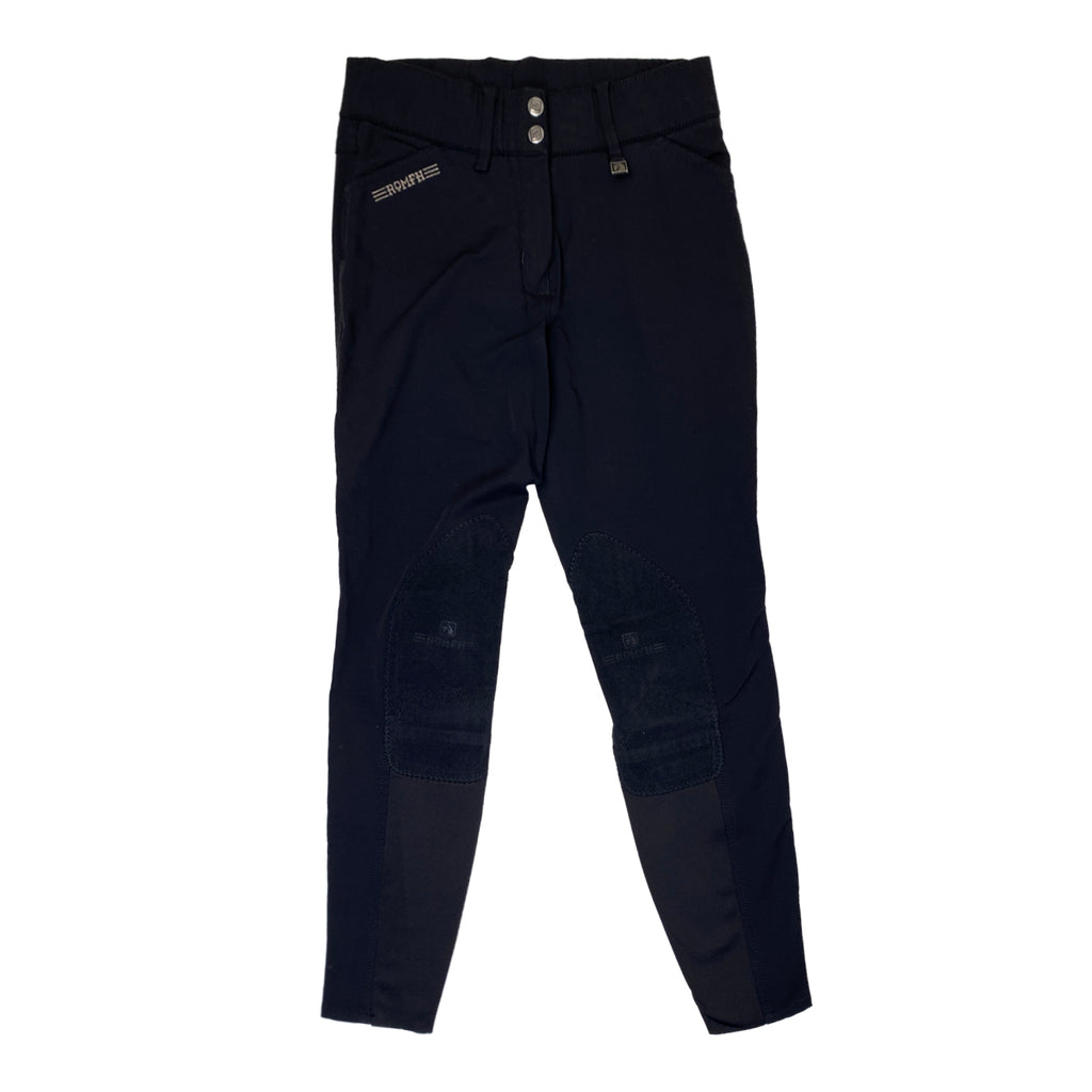 Romfh 'Sarafina' Knee Patch Breeches in Black