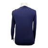 Ann Taylor Crew Neck Sweater in Navy/Silver Horse