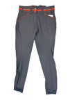 Ariat Heritage Elite Grip Knee Patch Breech in Grey/Tangerine