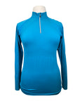 Anique Signature Shirt in Peacock Blue