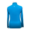 Anique Signature Shirt in Peacock Blue