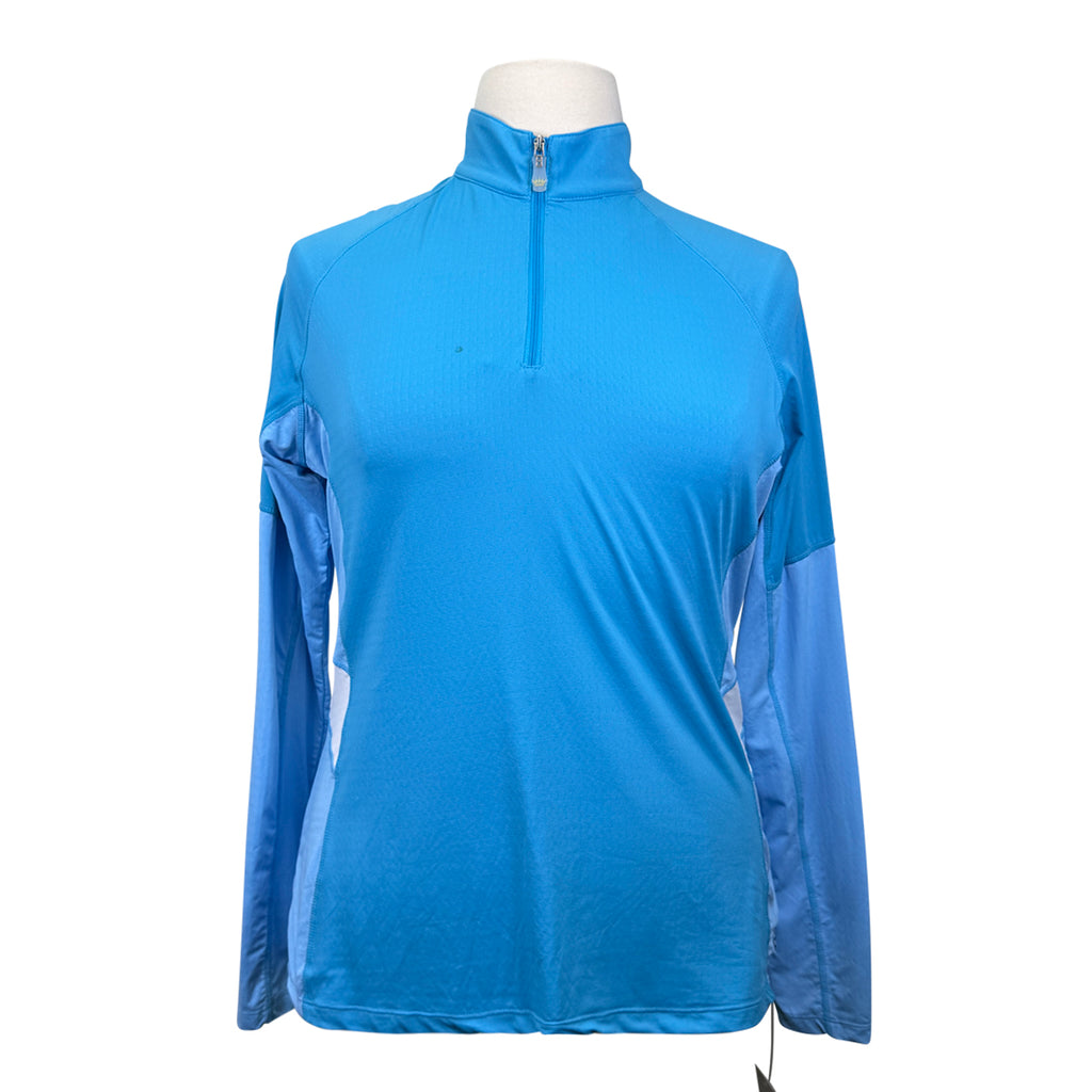Kastel Long Sleeve Sunshirt in Aqua/Light Blue