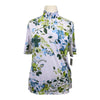 Kastel Denmark Short Sleeve Shirt in White/Watercolor Botanical
