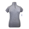 Ariat ' Odyssey' Seamless 1/4 Zip Baselayer in Greige Heather