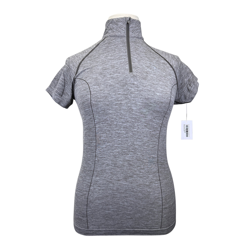Ariat ' Odyssey' Seamless 1/4 Zip Baselayer in Greige Heather