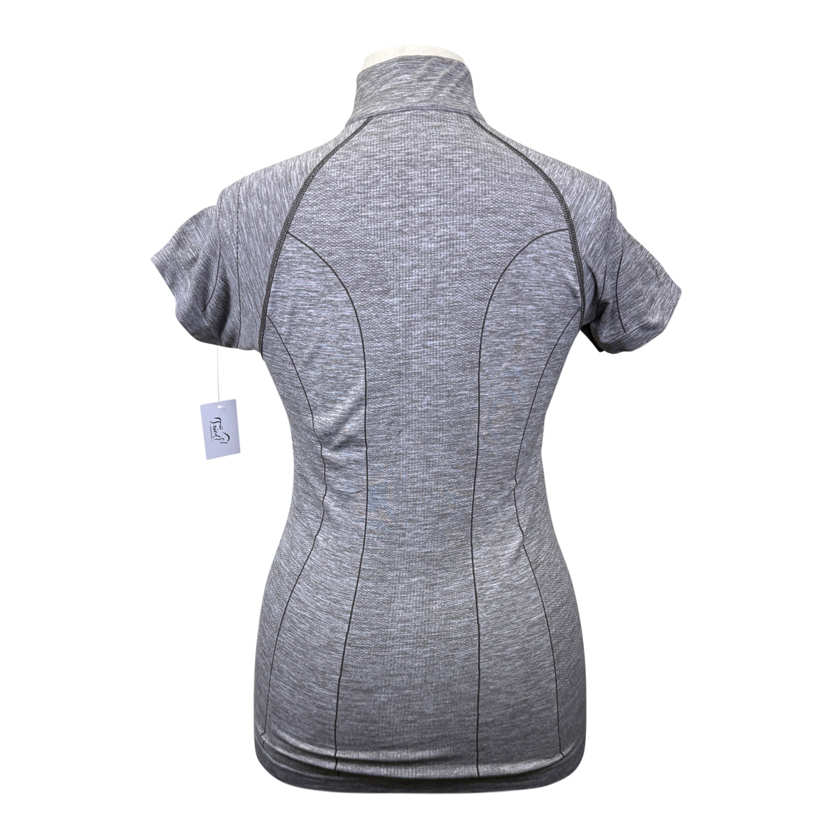 Ariat ' Odyssey' Seamless 1/4 Zip Baselayer in Greige Heather